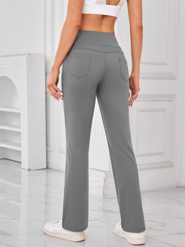High-Waisted Pants with Pockets