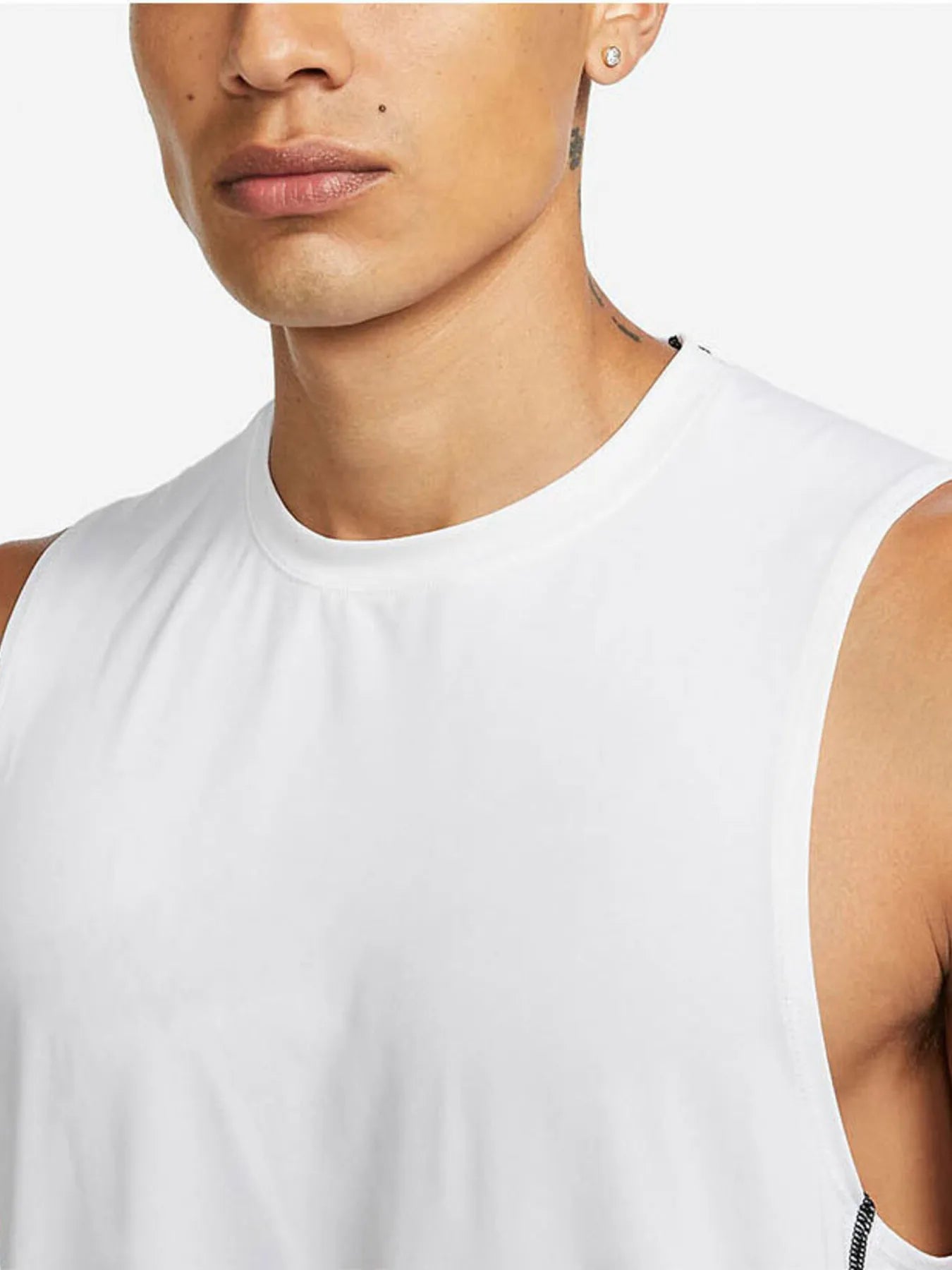 Men's Plus Size Round Neck Athletic Tank