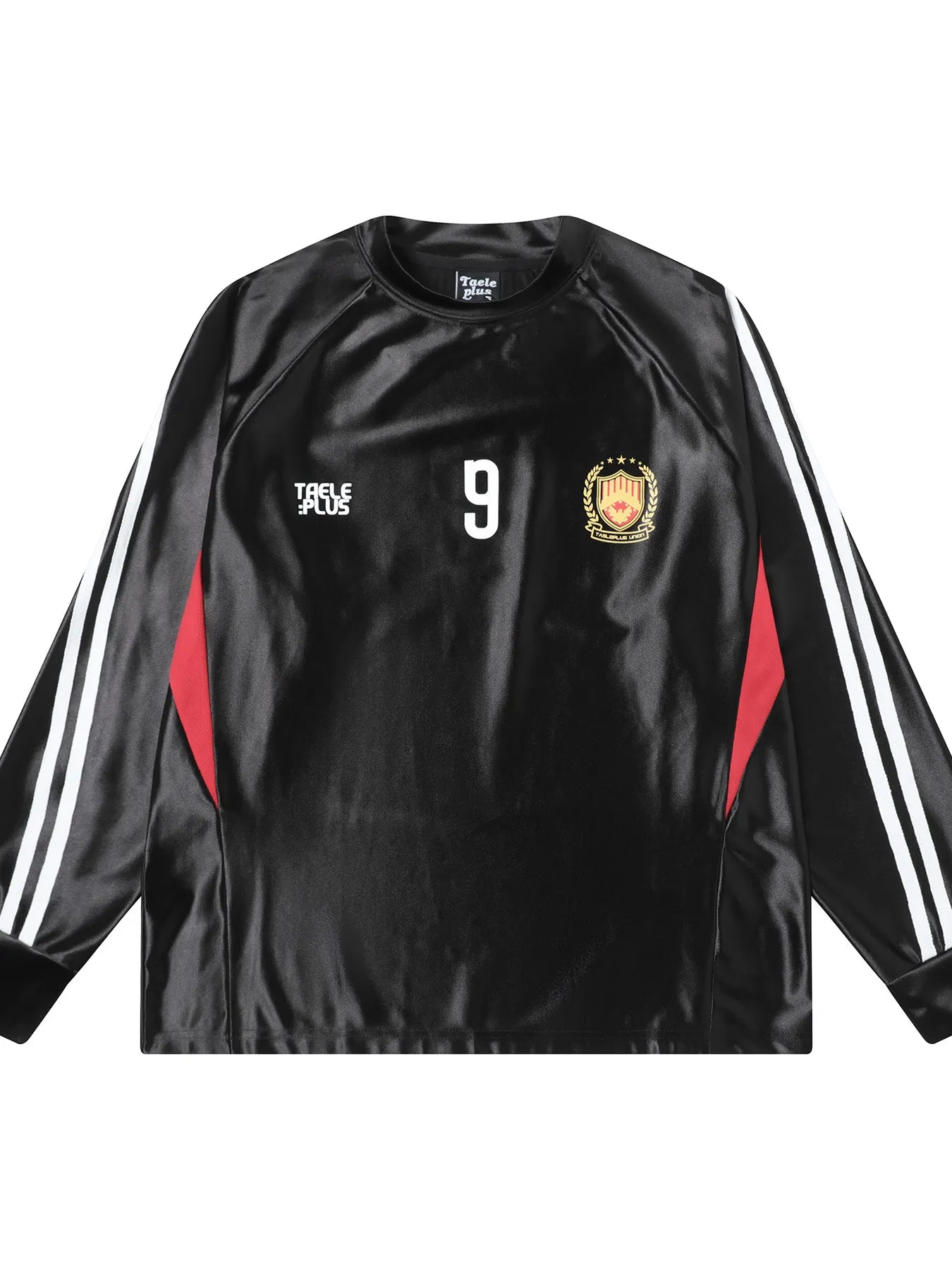 Men's Athletic Performance Soccer Jersey Sweatshirt with Number 9