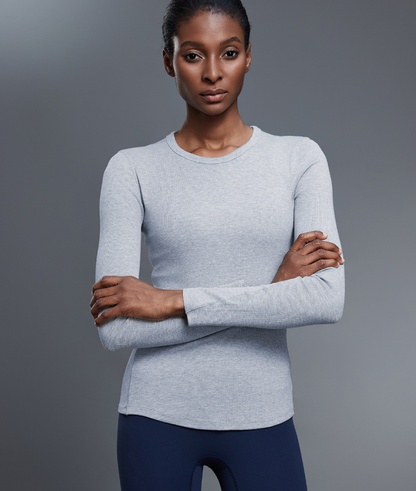 Women’s Slim Fit Long Sleeve Yoga T-Shirt – Soft & Stretchy