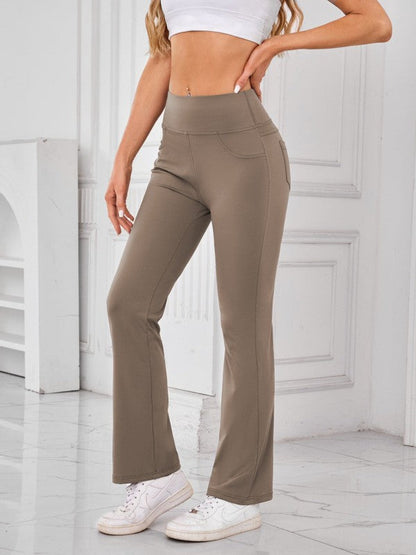 High-Waisted Pants with Pockets