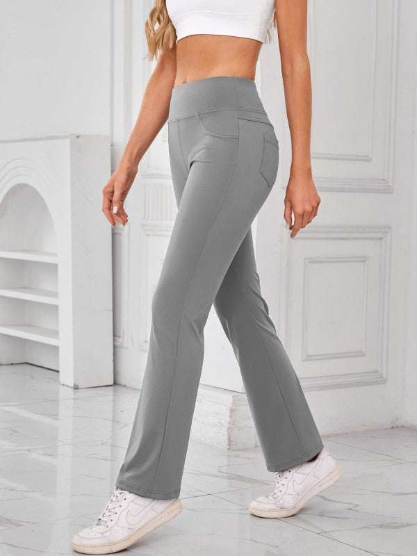 High-Waisted Pants with Pockets