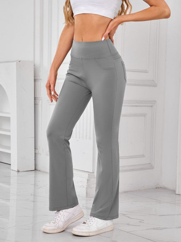 High-Waisted Pants with Pockets