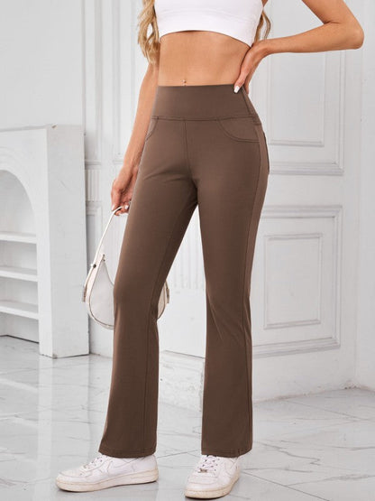 High-Waisted Pants with Pockets
