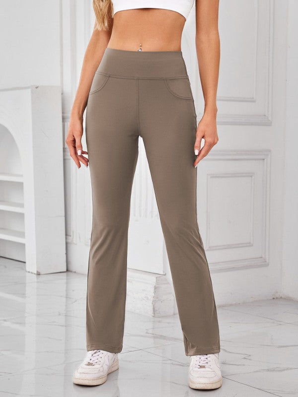 High-Waisted Pants with Pockets