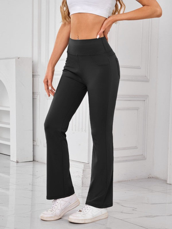 High-Waisted Pants with Pockets