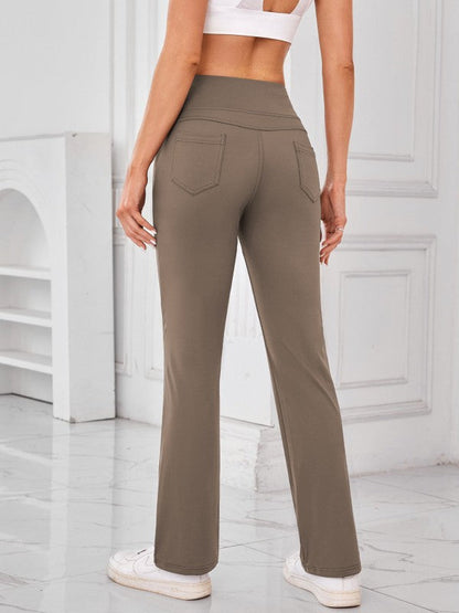 High-Waisted Pants with Pockets