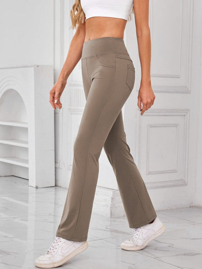 High-Waisted Pants with Pockets