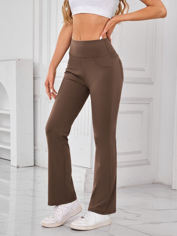 High-Waisted Pants with Pockets