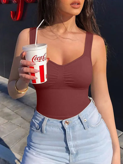 Wide Strap Active Tank – Stretchy & Comfortable Activewear