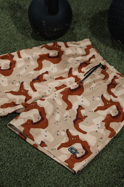 Men's Performance Training Shorts | 5.5"- Choco Chip