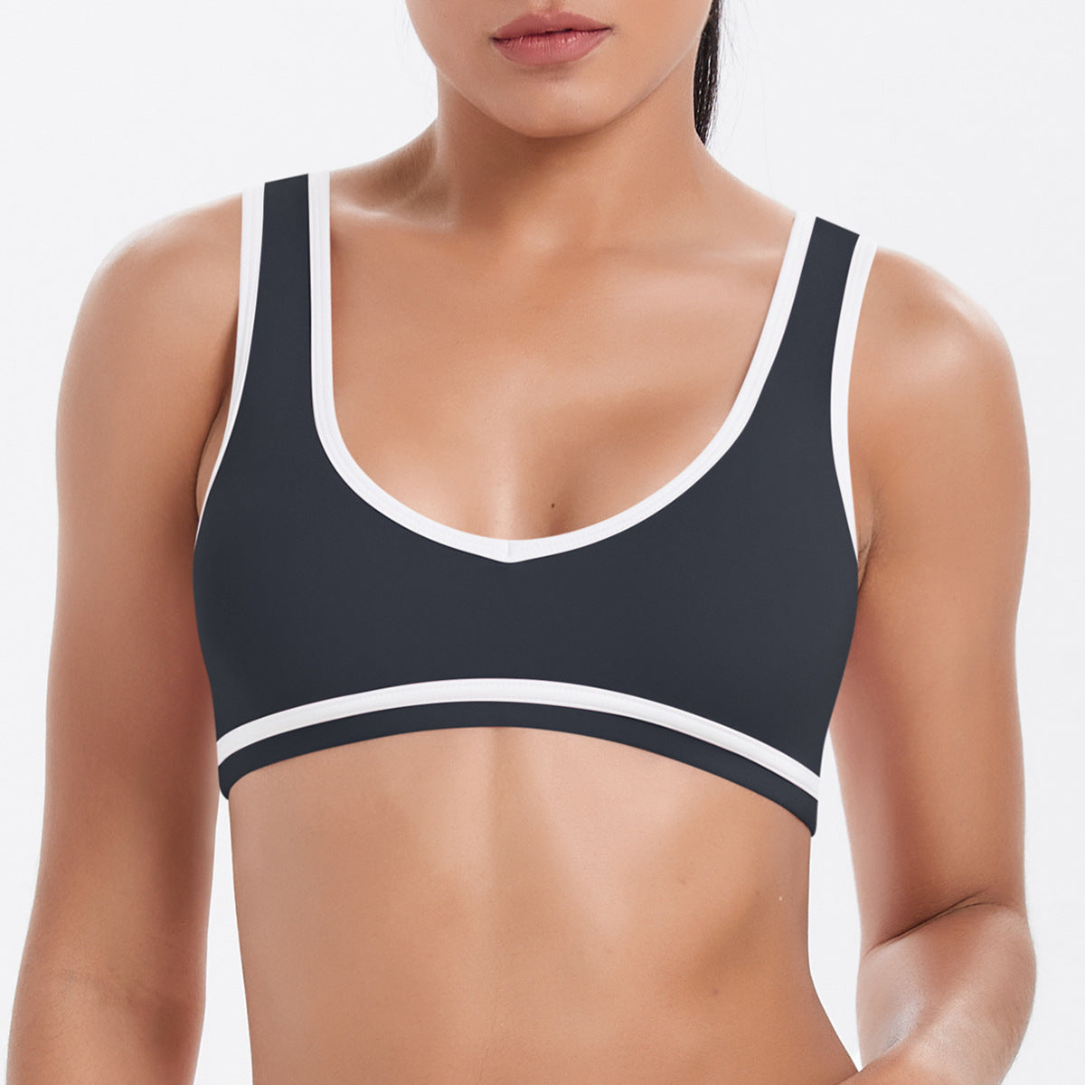 Women’s Backless Sports Bra – Nude Feel, Shaping Yoga & Workout Top