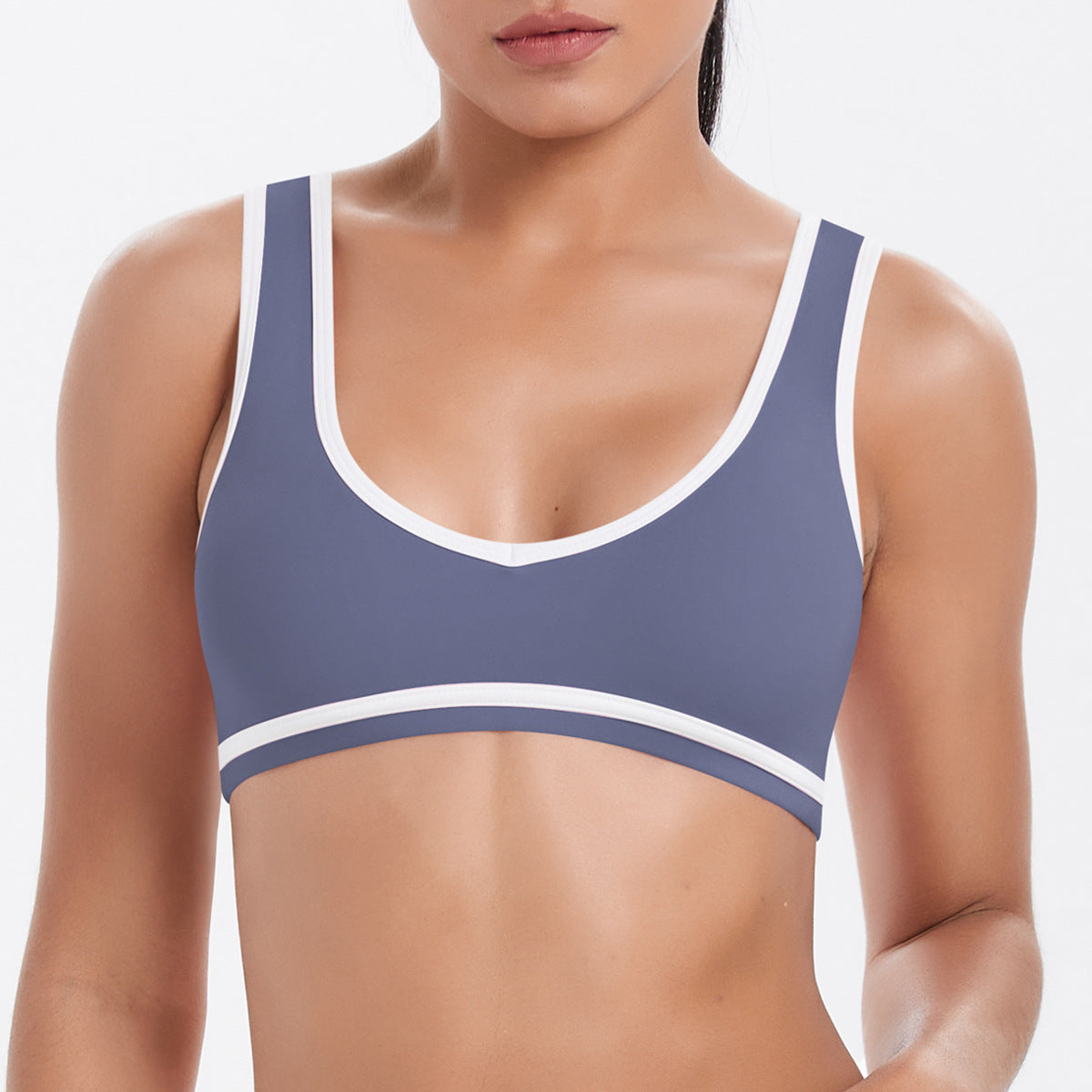 Women’s Backless Sports Bra – Nude Feel, Shaping Yoga & Workout Top
