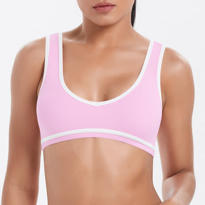 Women’s Backless Sports Bra – Nude Feel, Shaping Yoga & Workout Top