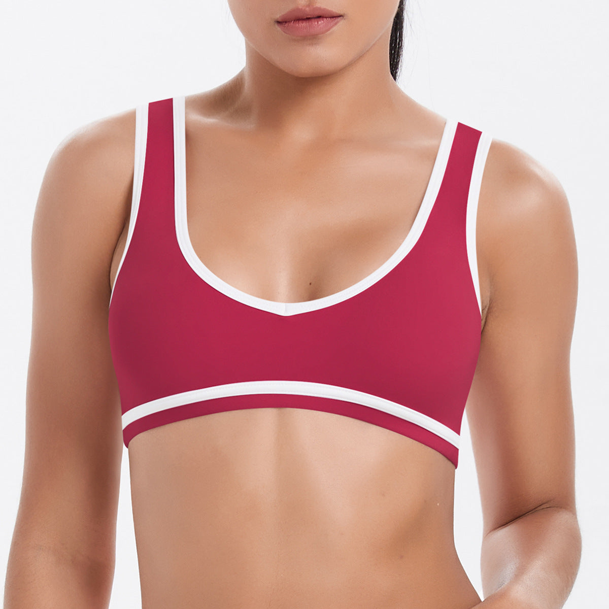 Women’s Backless Sports Bra – Nude Feel, Shaping Yoga & Workout Top