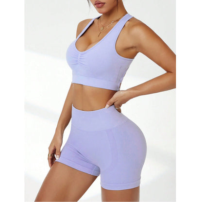 Seamless Push-Up Yoga Shorts for Women
