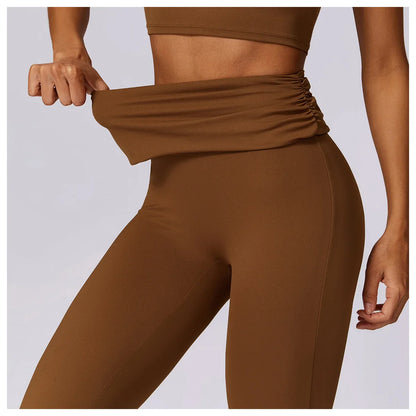 Elevate Activewear: Seamless Leggings & Top Set
