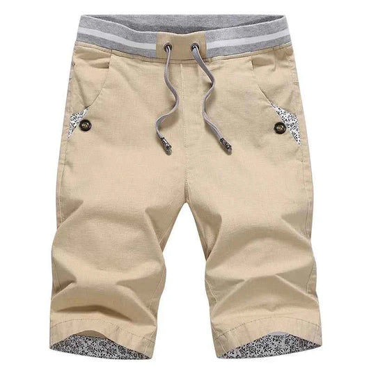 Men's Cotton Linen Casual Summer Shorts 4XL