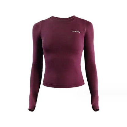 Women’s Long Sleeve Yoga Top – Fitness & Gym Sportswear