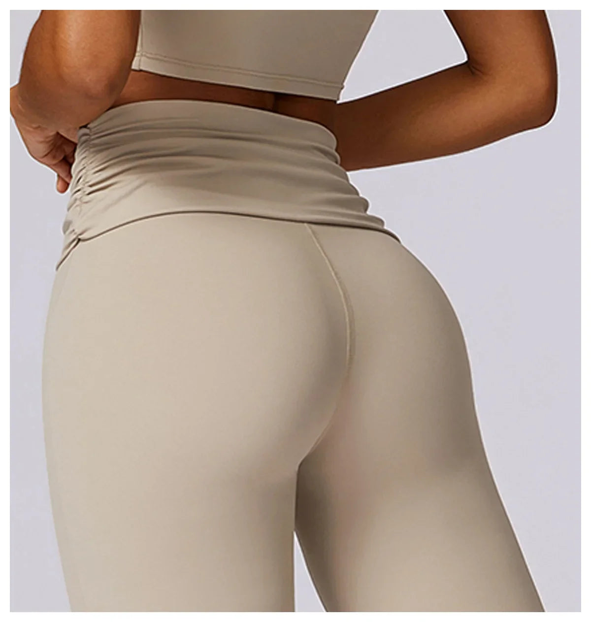 Elevate Activewear: Seamless Leggings & Top Set