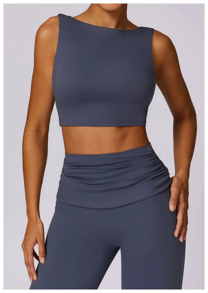 Elevate Activewear: Seamless Leggings & Top Set