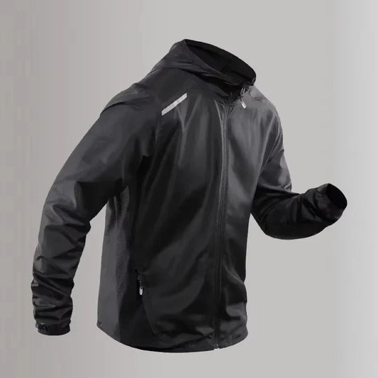 UltraLight Hooded Running Jacket - Windproof & Waterproof