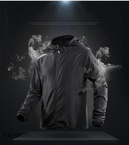 UltraLight Hooded Running Jacket - Windproof & Waterproof