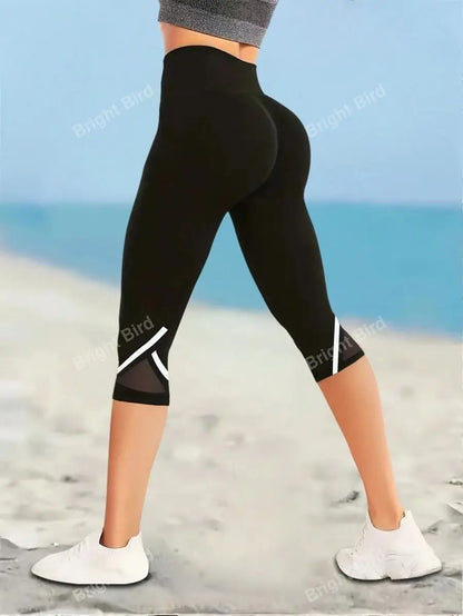 Mesh High Waist Yoga Pants
