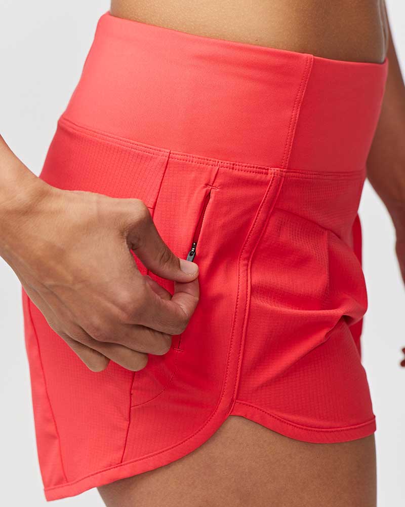 Sheva Women's High Rise Running Shorts - Black