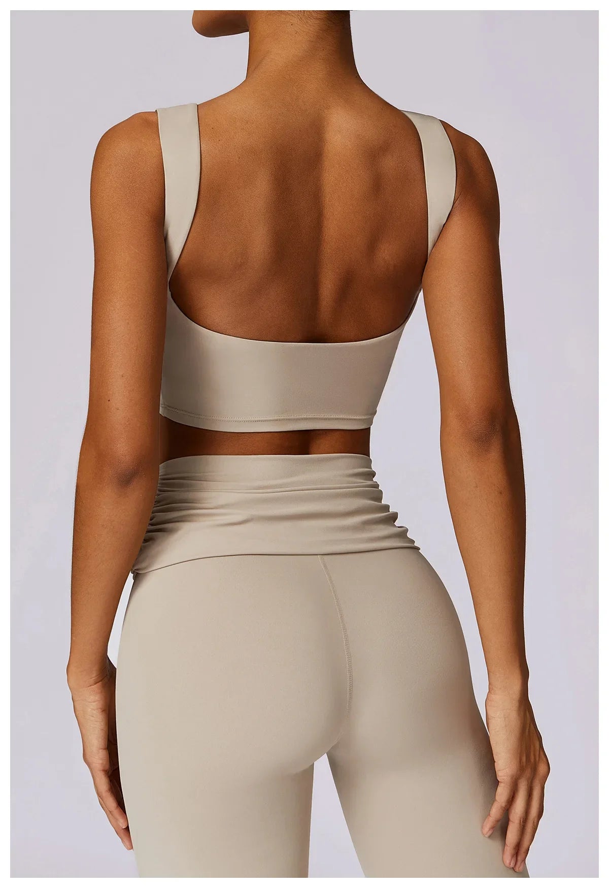 Elevate Activewear: Seamless Leggings & Top Set