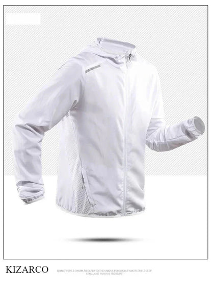 UltraLight Hooded Running Jacket - Windproof & Waterproof