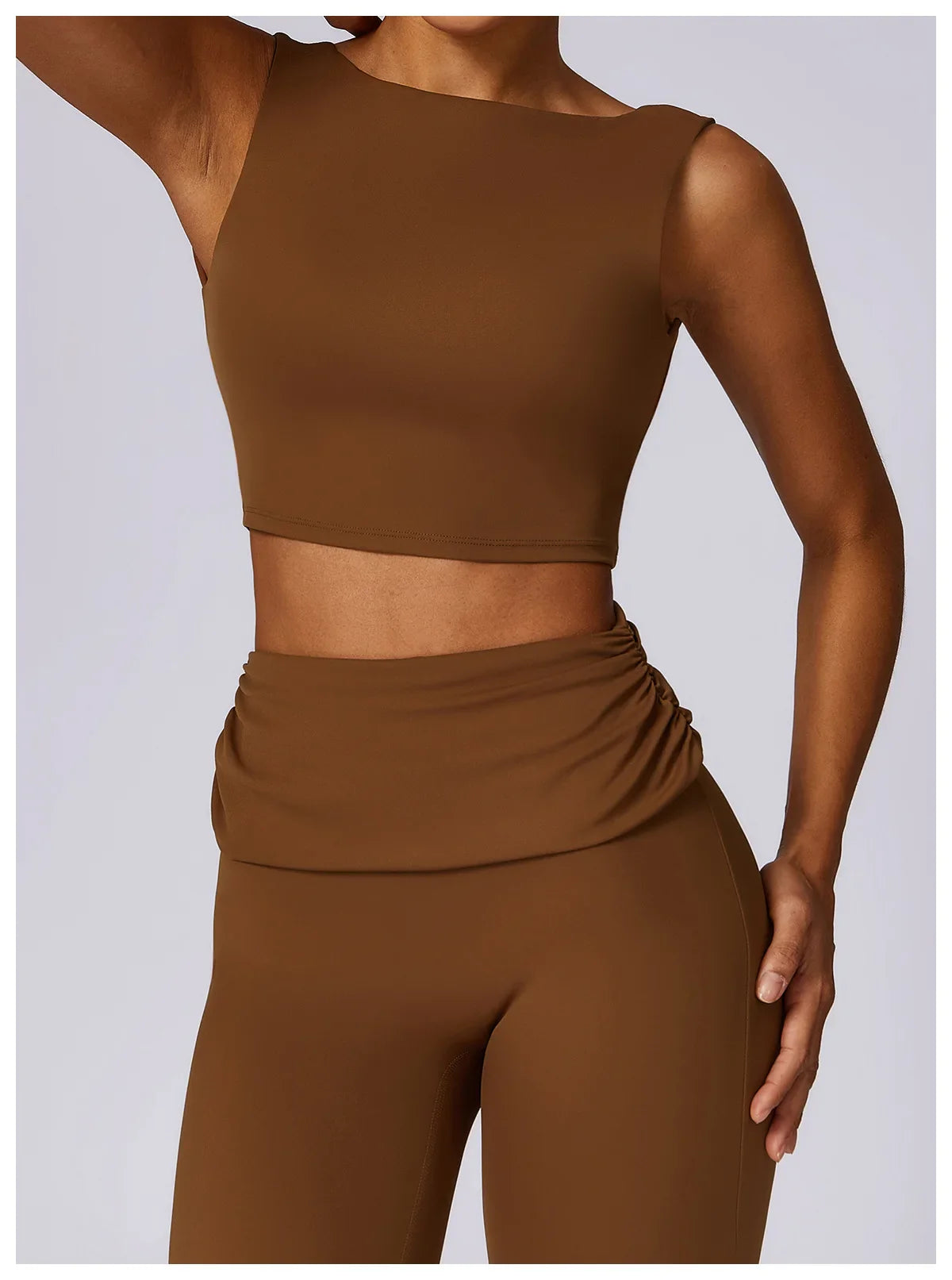 Elevate Activewear: Seamless Leggings & Top Set