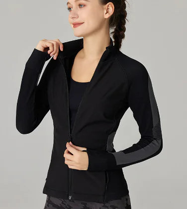 High-Stretch Quick-Dry Hooded Jacket for Women
