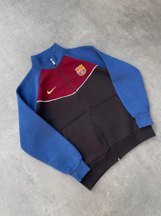 Unisex Zip Sweatshirt with Brushed Barcelona Style