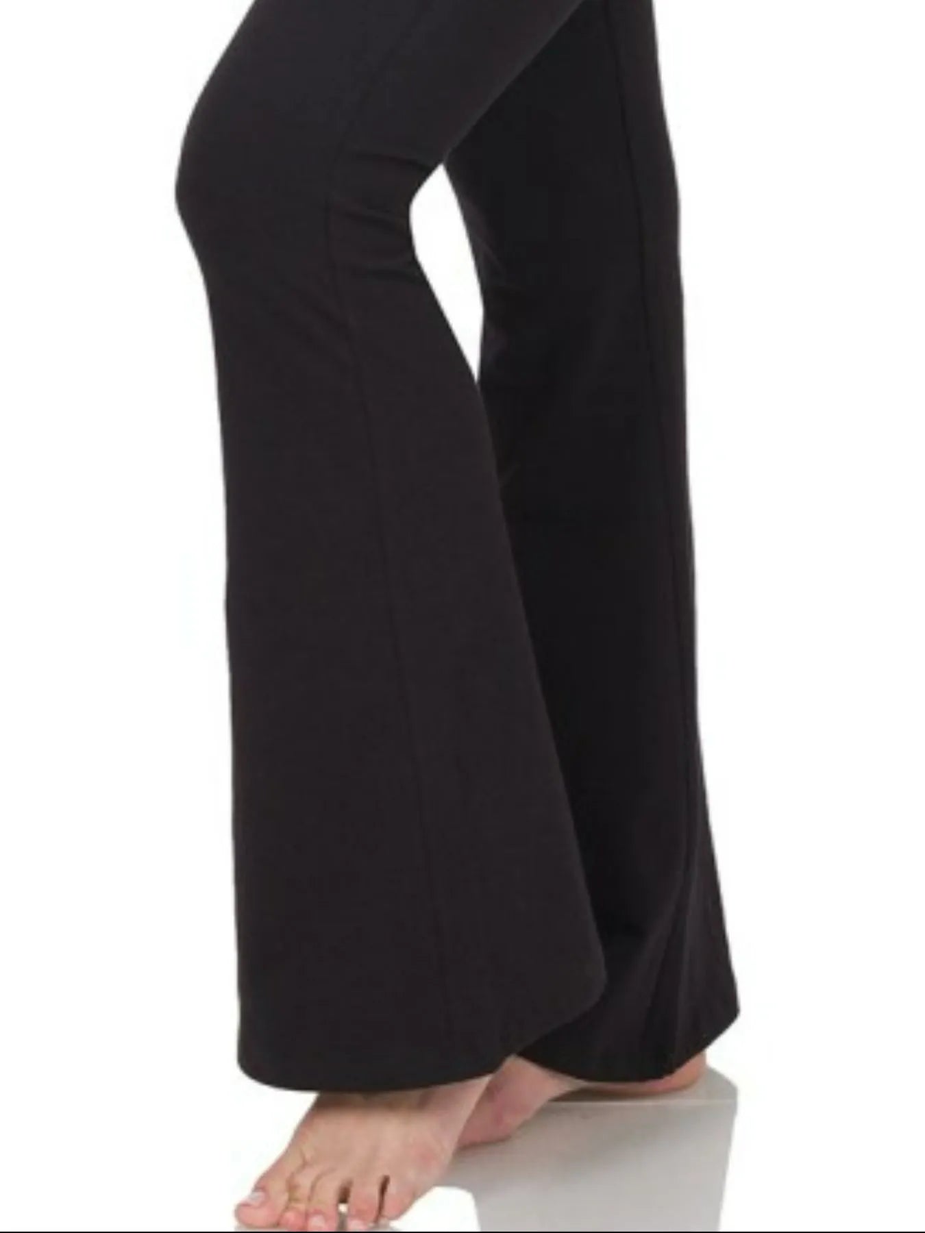 Women's Wide Waistband Yoga Flare Pants