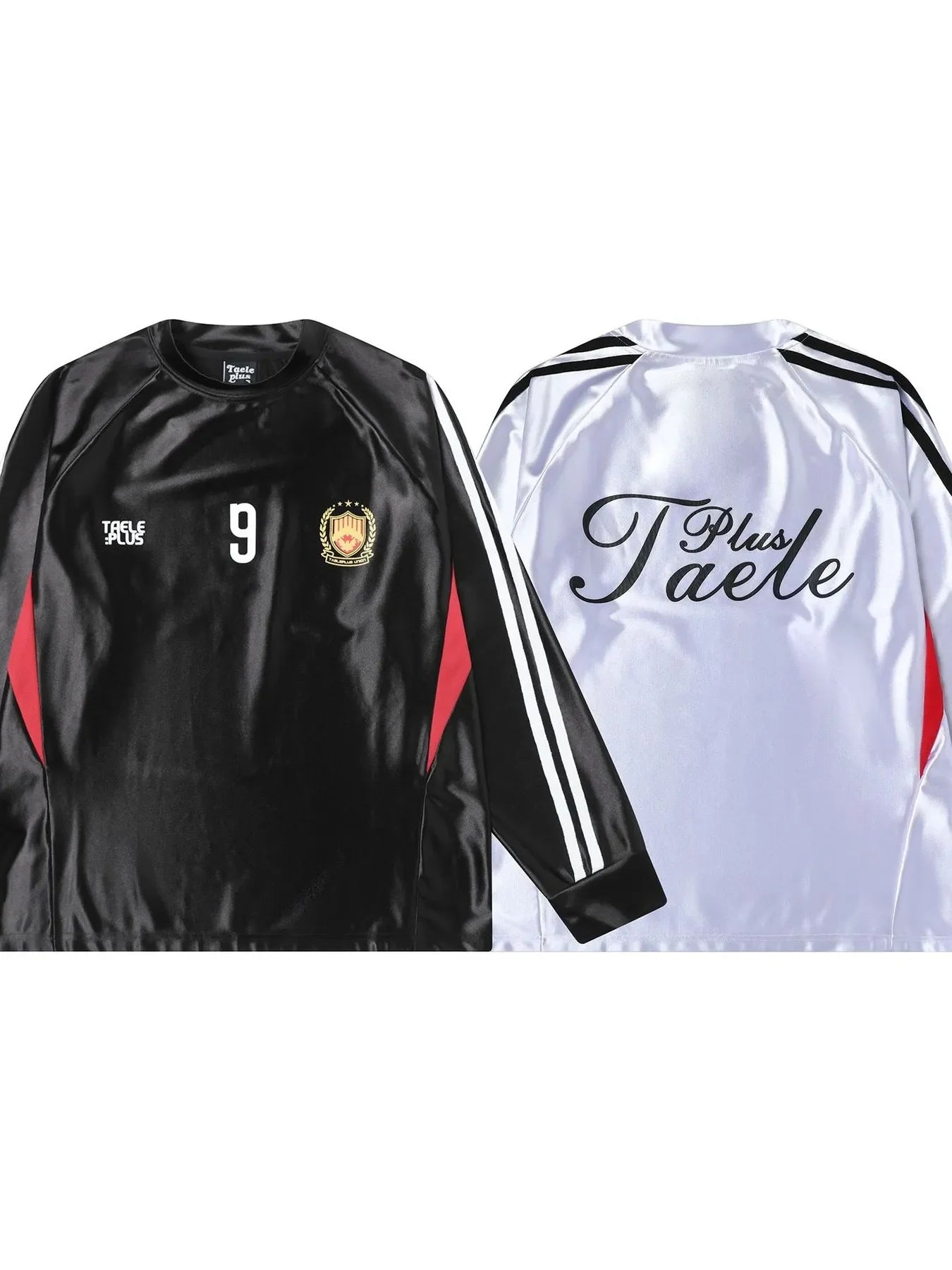 Men's Athletic Performance Soccer Jersey Sweatshirt with Number 9