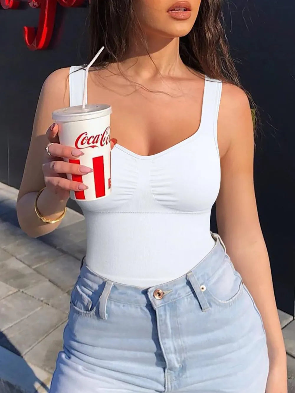 Wide Strap Active Tank – Stretchy & Comfortable Activewear