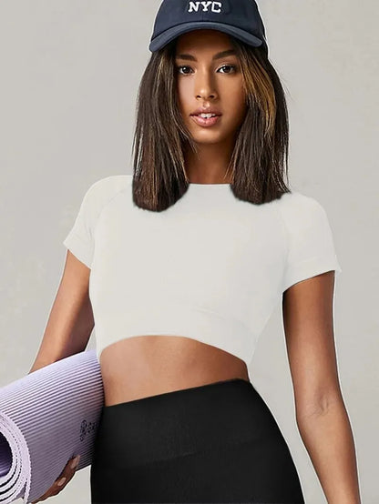 THRIXINE Elite Crop Top: Premium Black Activewear