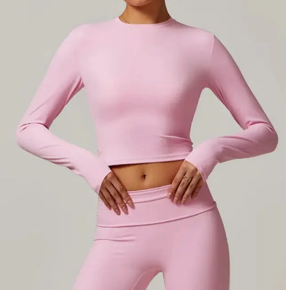 Slim Fit Long Sleeve Yoga Wear